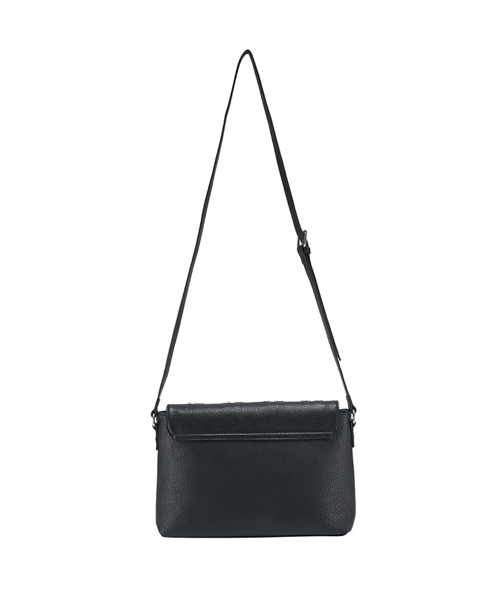 Mini cartera mujer tachas cruzadas