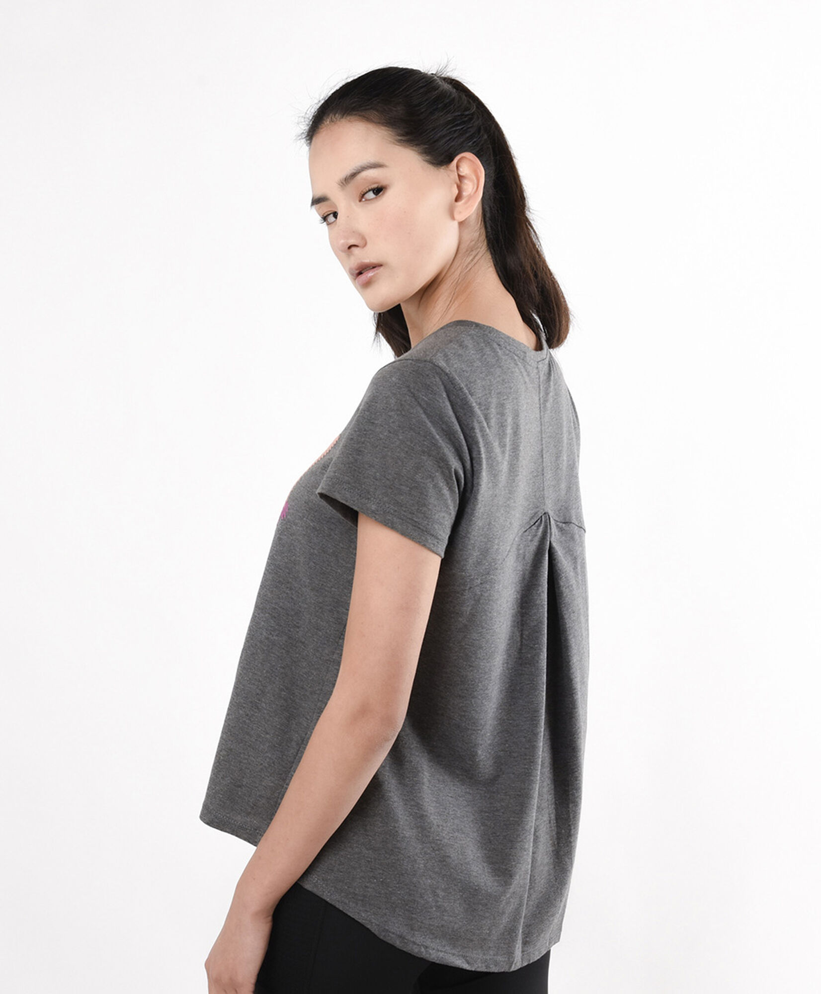 Polera deportiva mujer estampada frase Polera deportiva mujer estampada frase