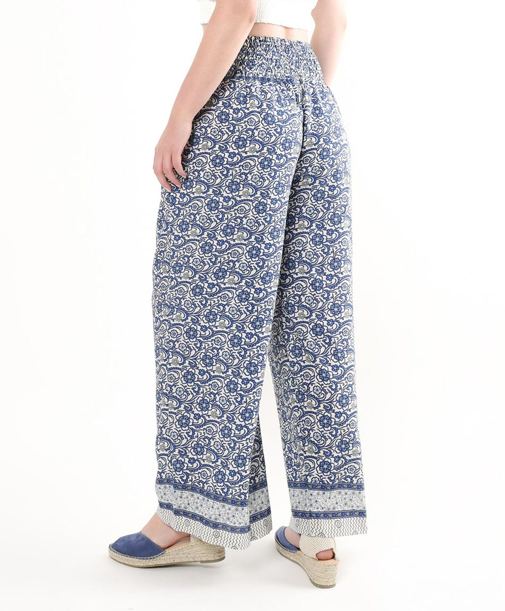Pantalón mujer pretina elástico Pantalón mujer pretina elástico
