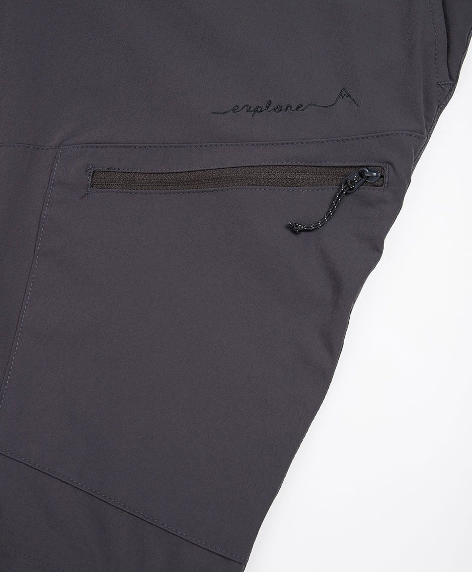 Pantal&oacute;n hombre bermuda outdoor gris