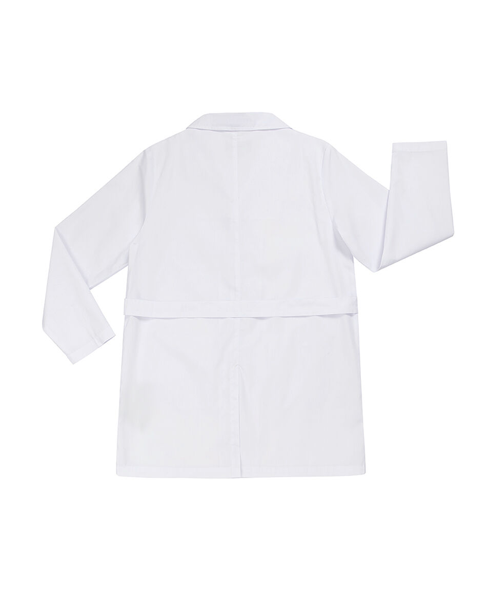 Cotona escolar bolsillo triple blanca