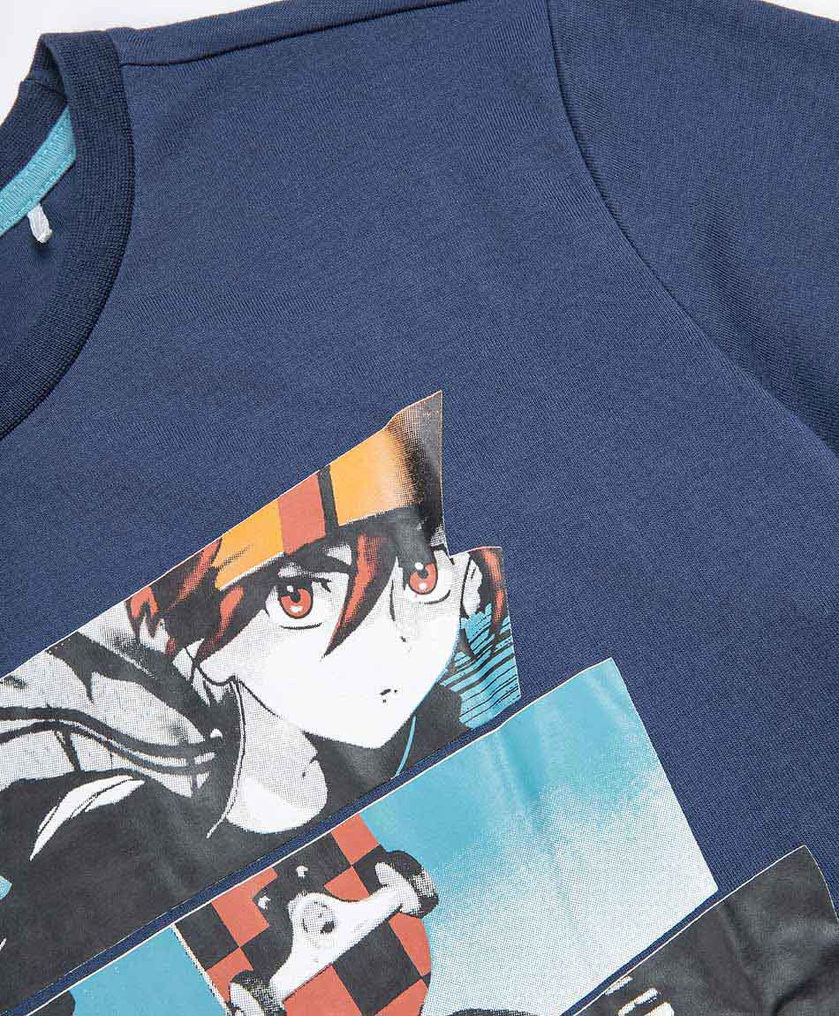 Polera manga larga azul Polera manga larga azul