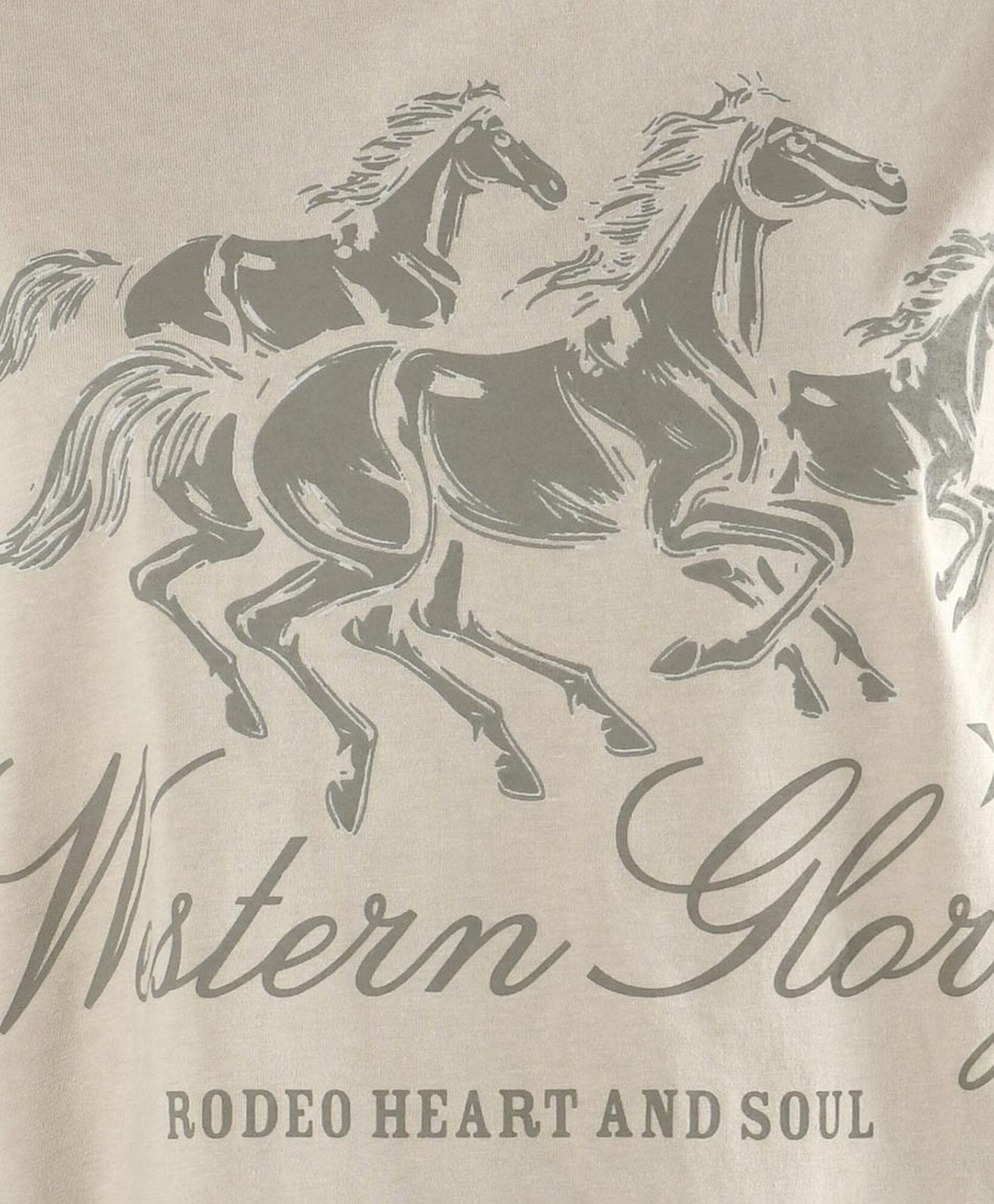 Polera mujer estampado caballos Polera mujer estampado caballos