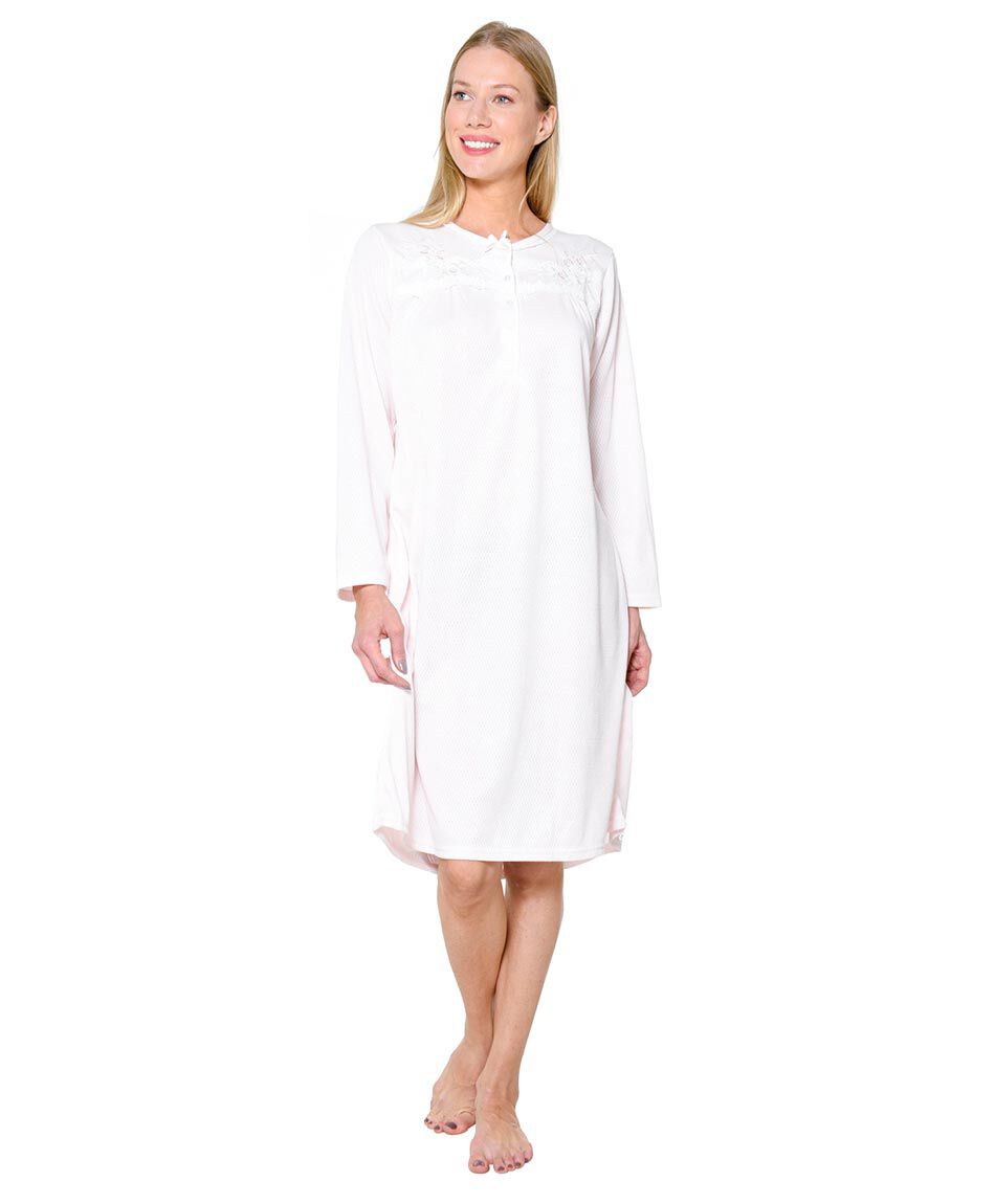 Camisa de dormir jacquard