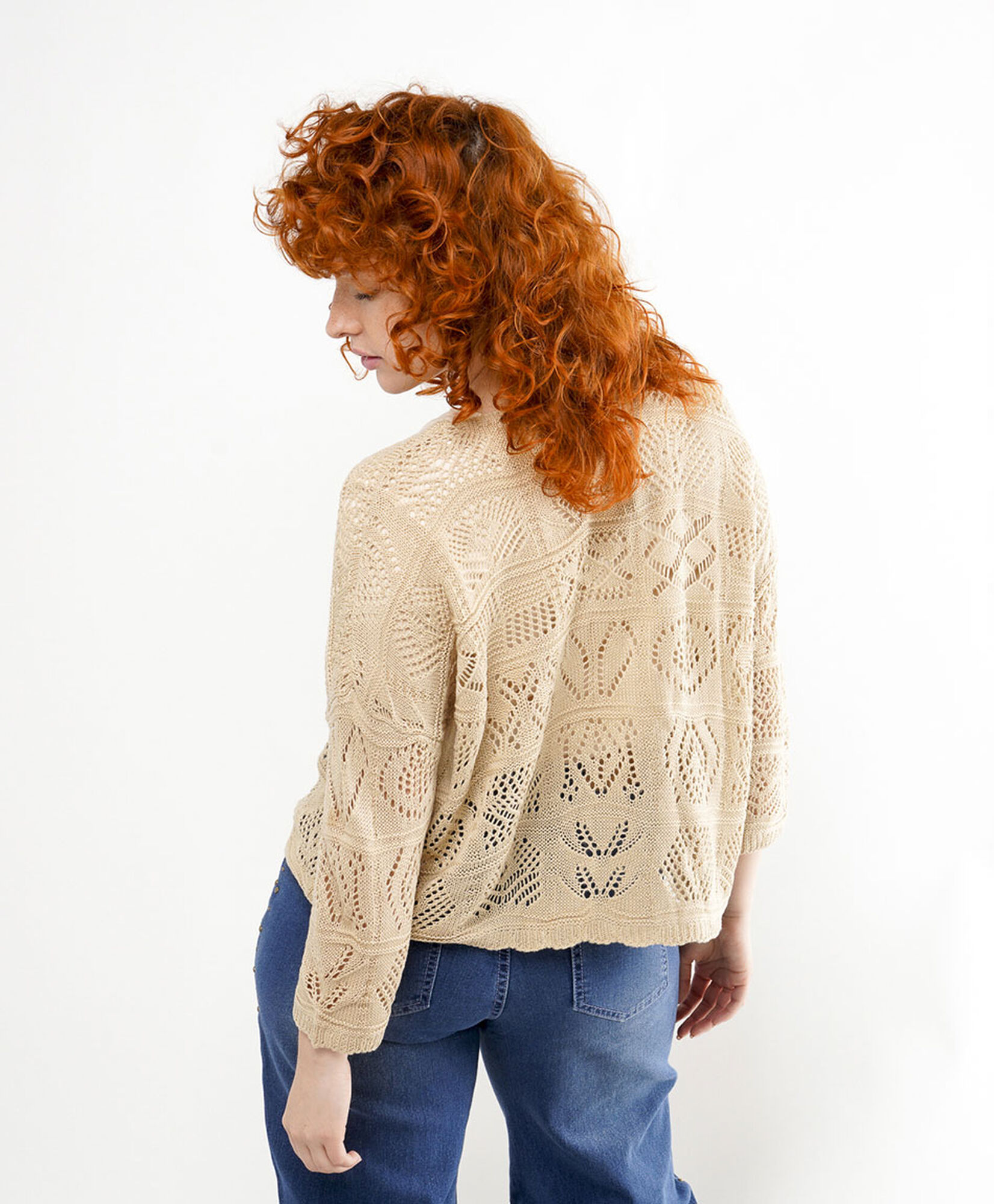 Cardigan mujer lazo puntitos Cardigan mujer lazo puntitos