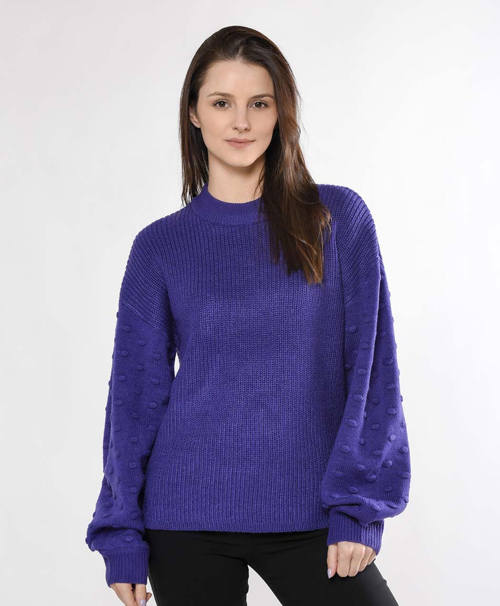 Sweater mujer puntos relieve Sweater mujer puntos relieve