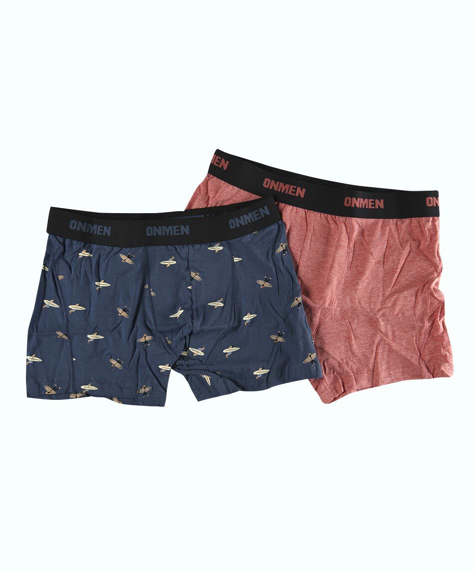 Boxer pack 2 estampado