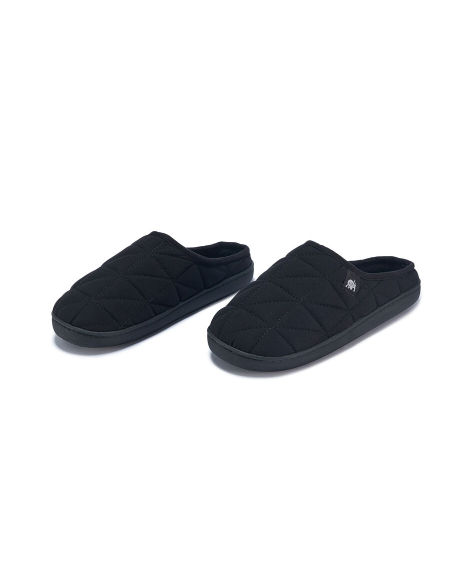 Pantufla hombre liviana negro