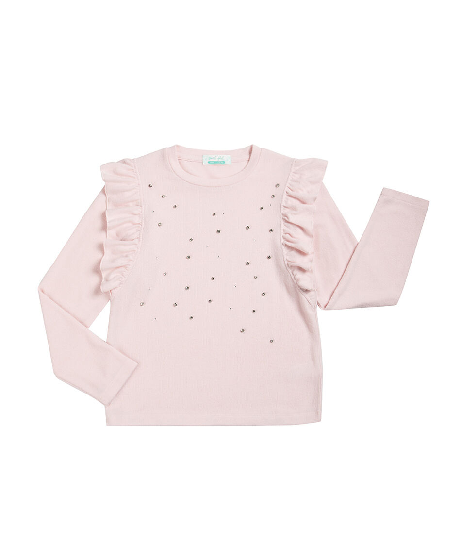 Polera ni&ntilde;a manga larga moda