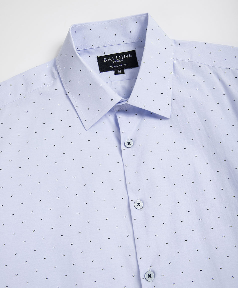 Camisa hombre formal mini puntos