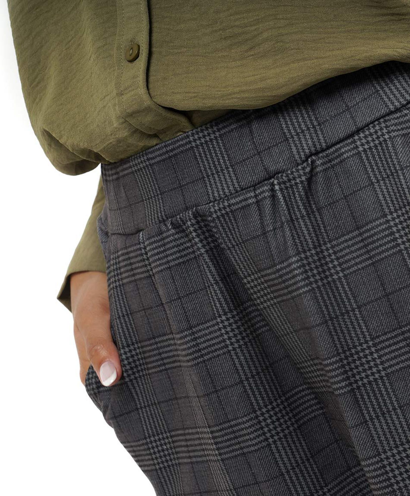 Pantalón mujer cuadrillé Pantalón mujer cuadrillé