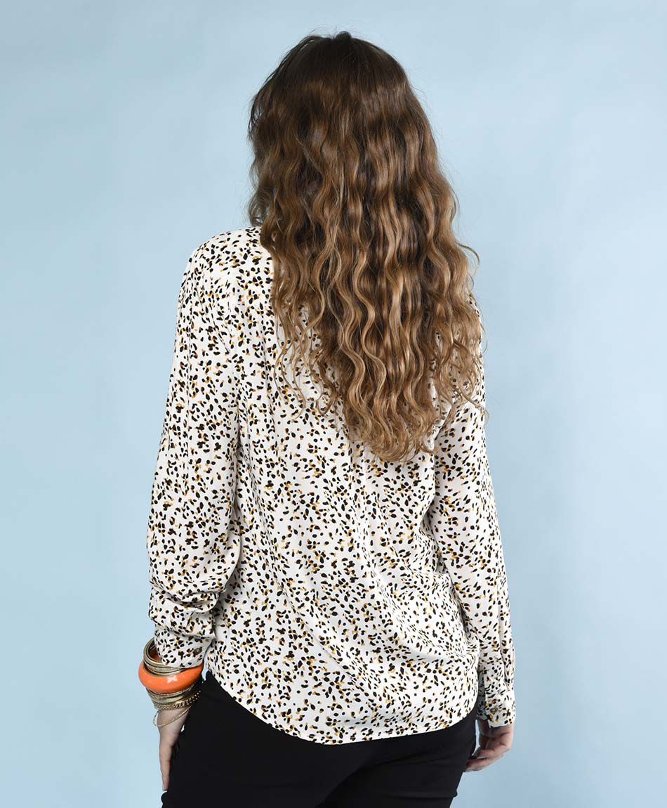 Blusa oversize manga larga