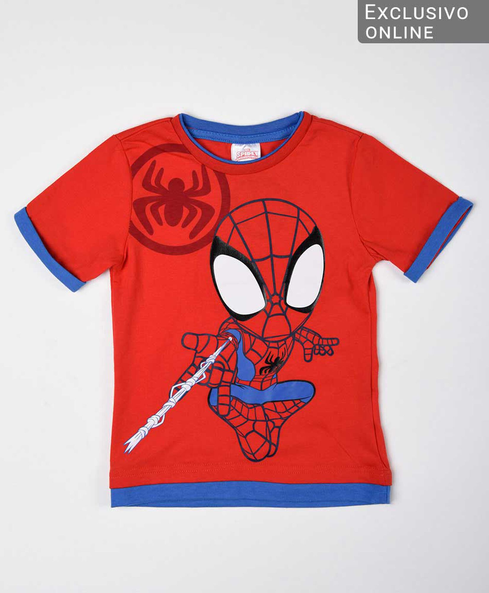 Polera bebé spiderman animado Polera bebé spiderman animado