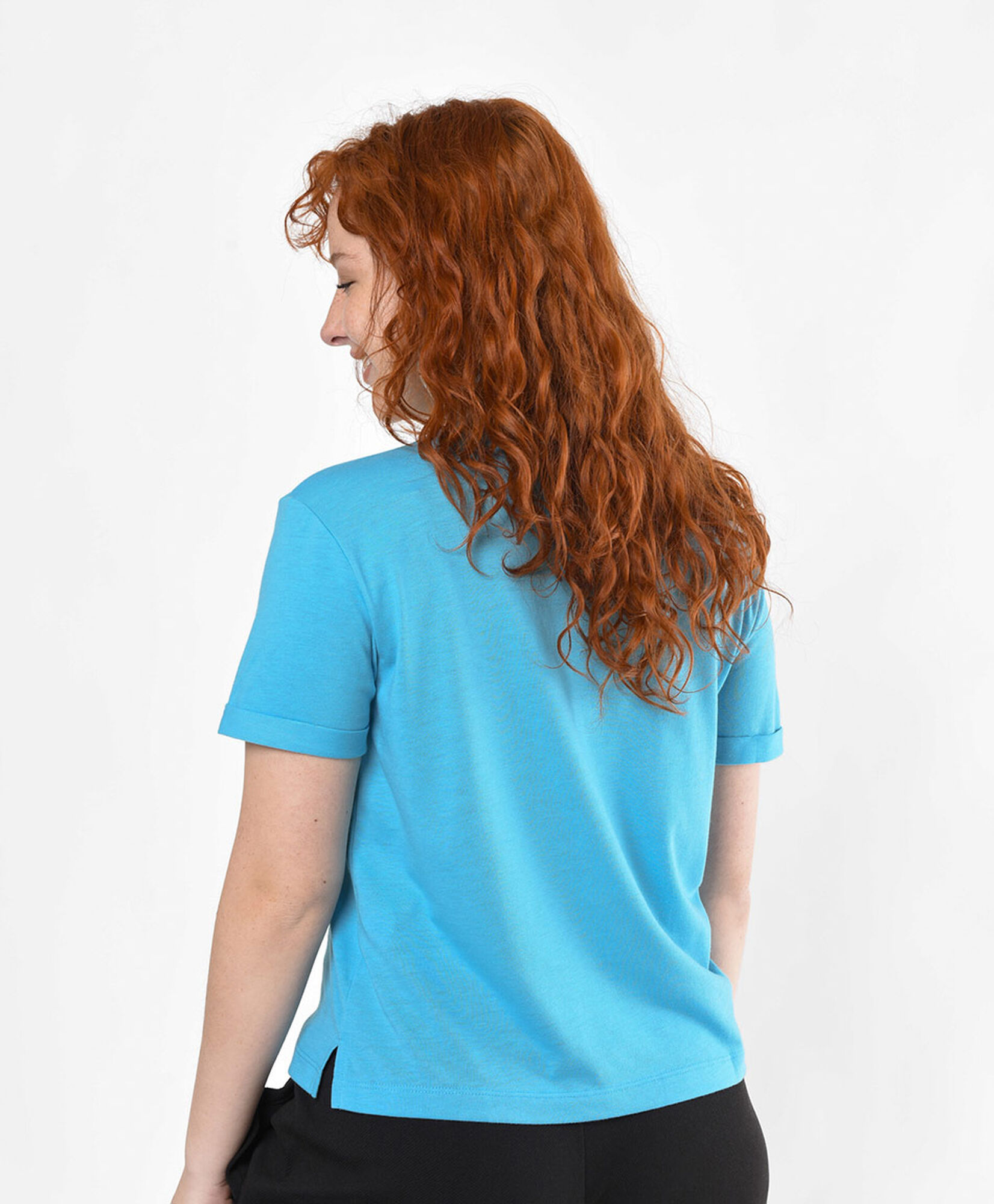 Polera mujer estampado social Polera mujer estampado social