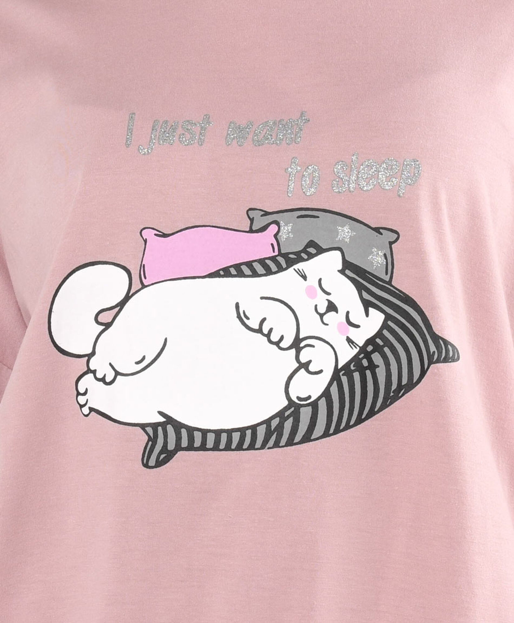 Pijama mujer gatito durmiendo Pijama mujer gatito durmiendo
