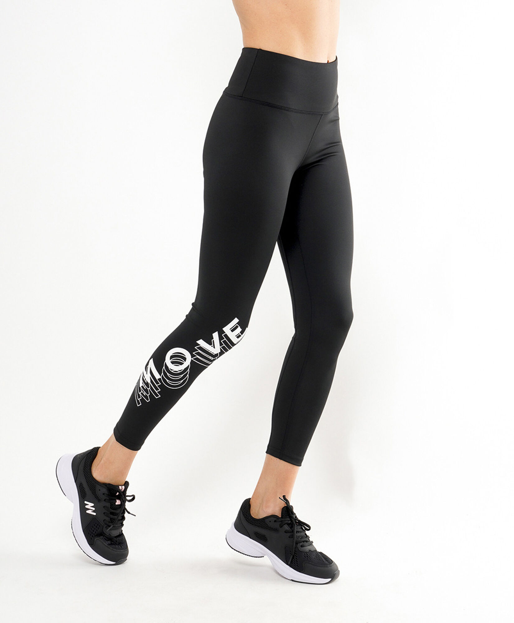 Calza deportiva mujer texto move Calza deportiva mujer texto move