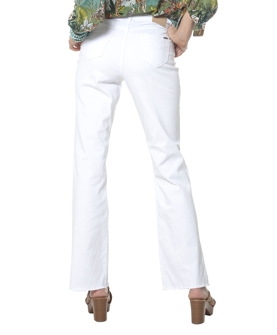 Jeans flare bolsillo bord