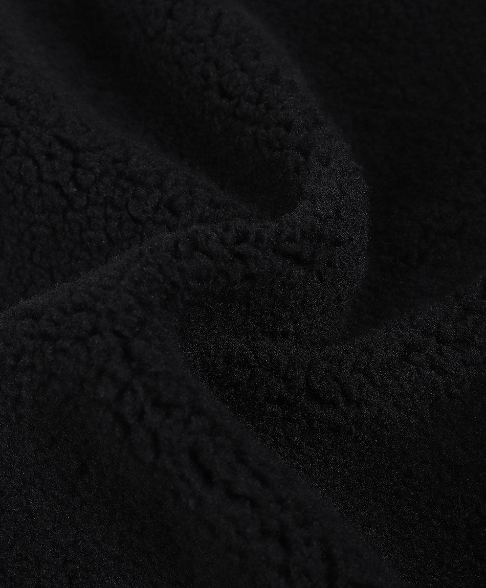 Chaqueta hombre polar sherpa black