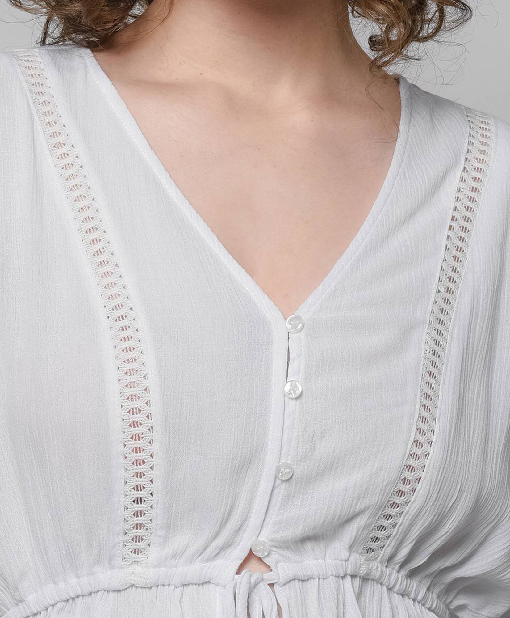 Blusa mujer romántica lazo Blusa mujer romántica lazo