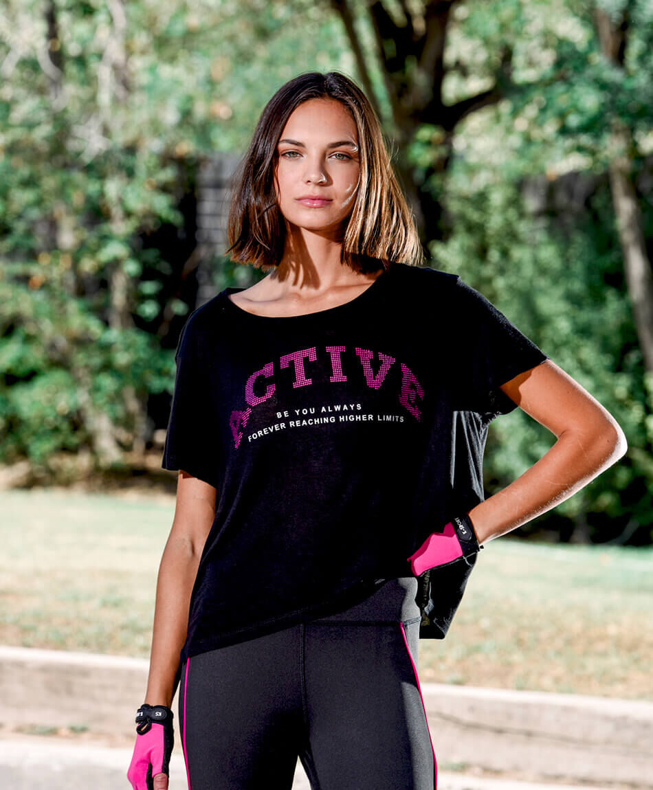 Polera deportiva mujer active always