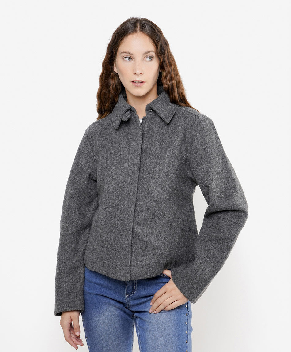 Chaqueta mujer entallada cuello