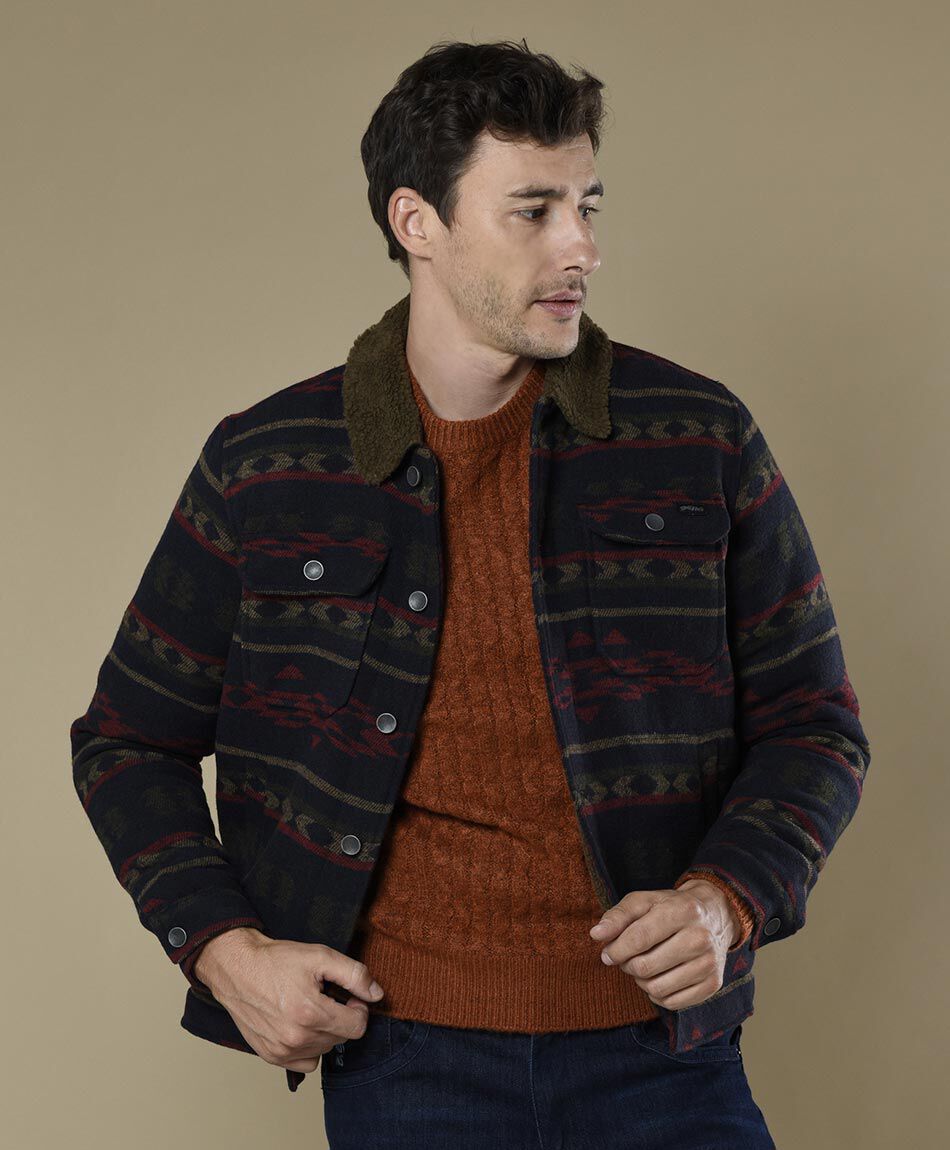 Chaqueta n&oacute;rdica botones