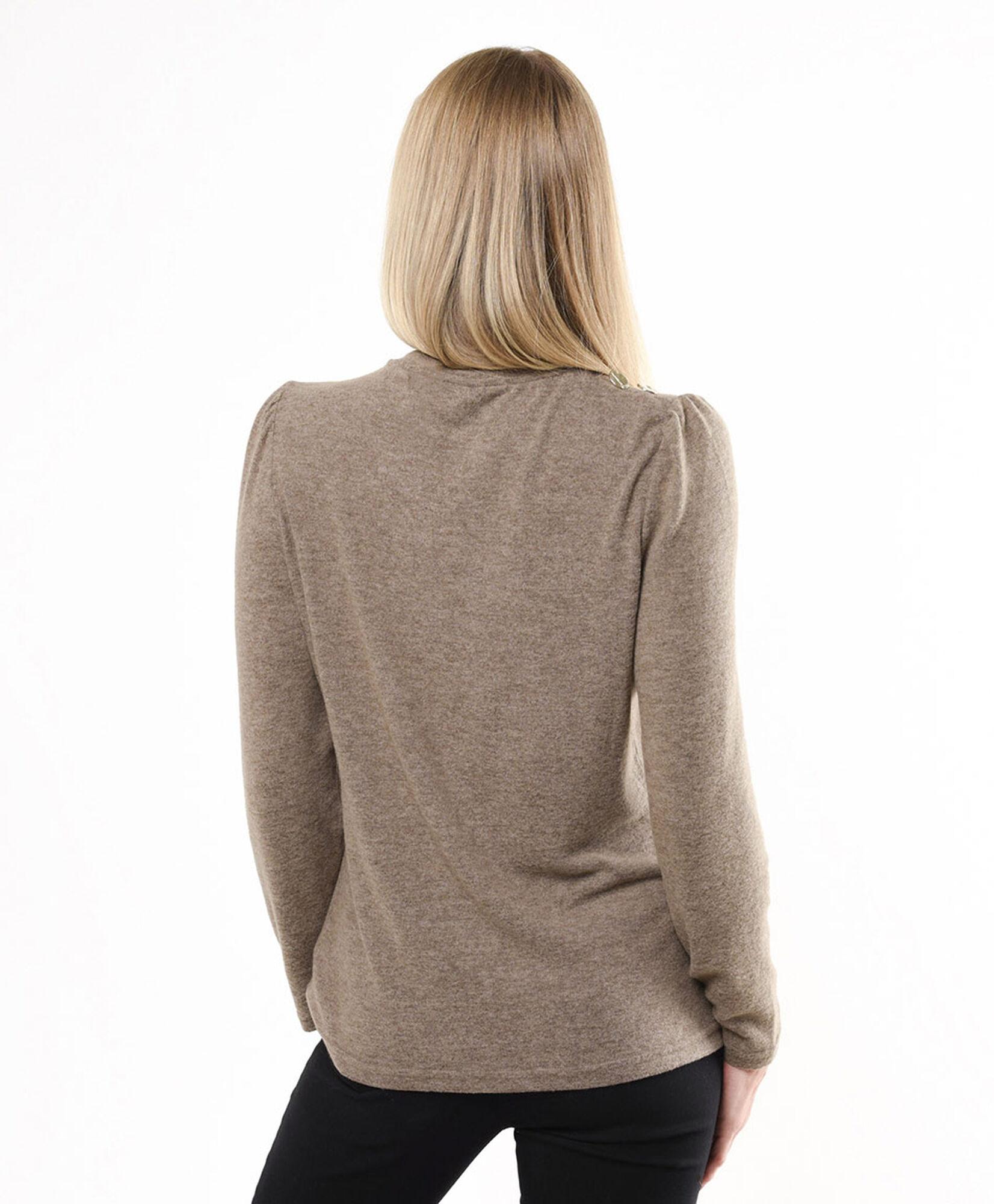 Polera mujer botones hombro Polera mujer botones hombro