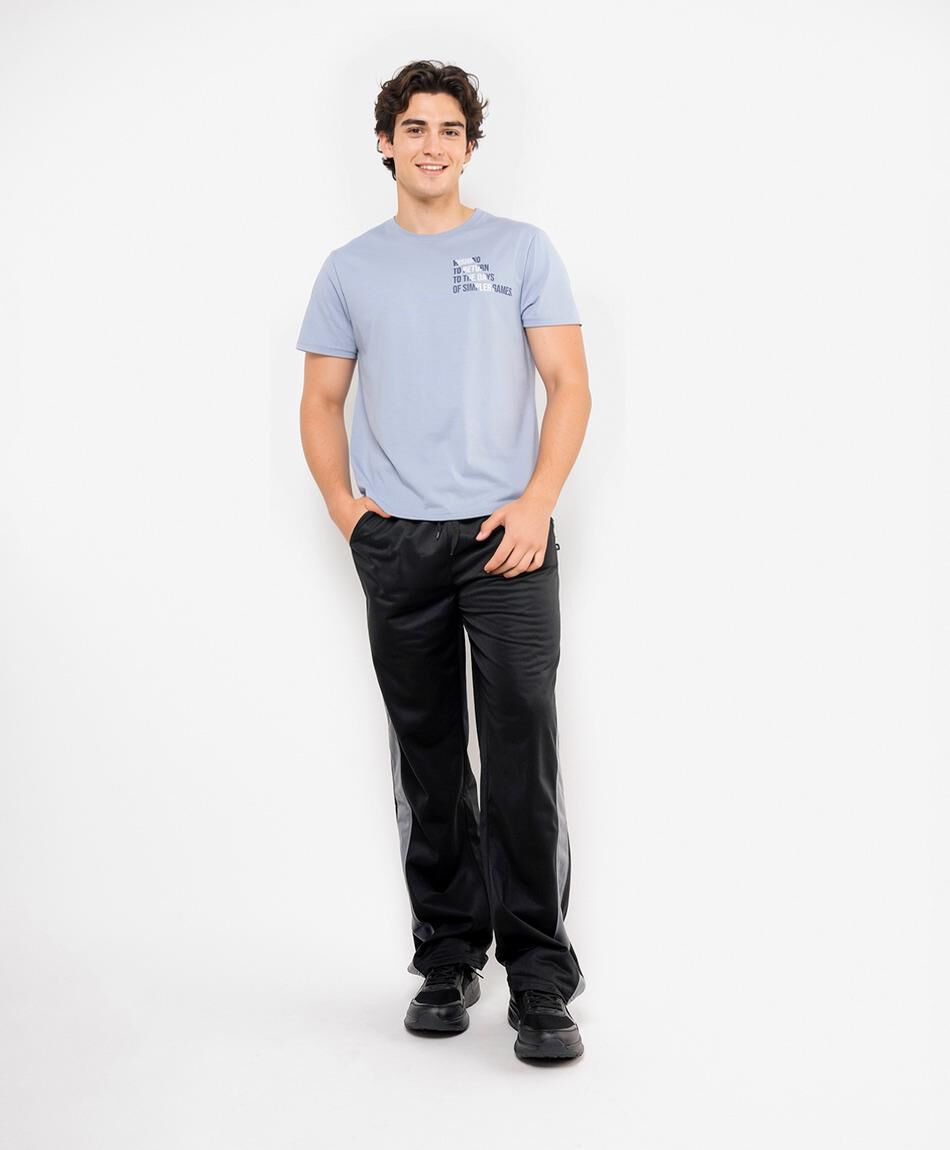 Pantal&oacute;n de buzo hombre l&iacute;nea lateral