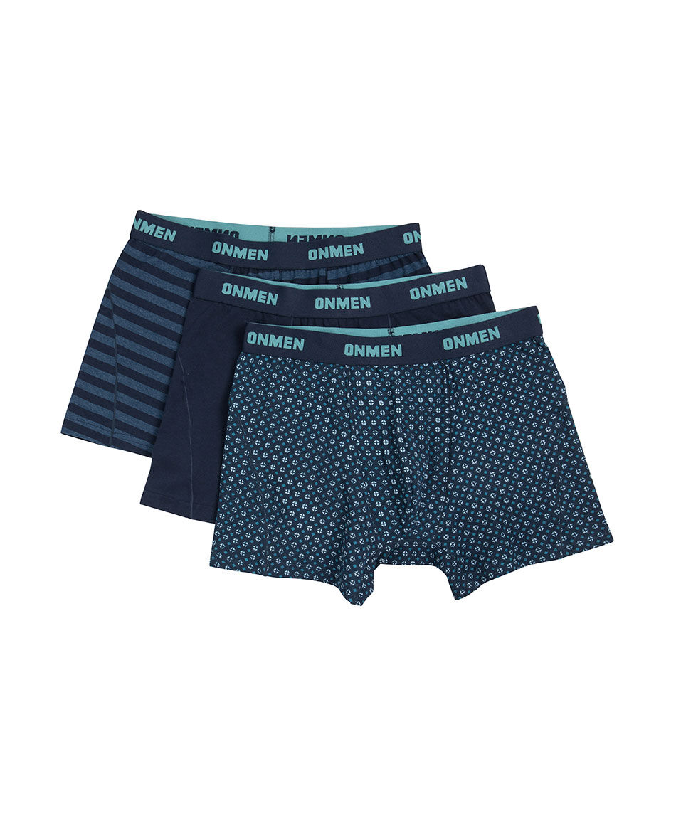 Pack 3 dise&ntilde;o hombre navy
