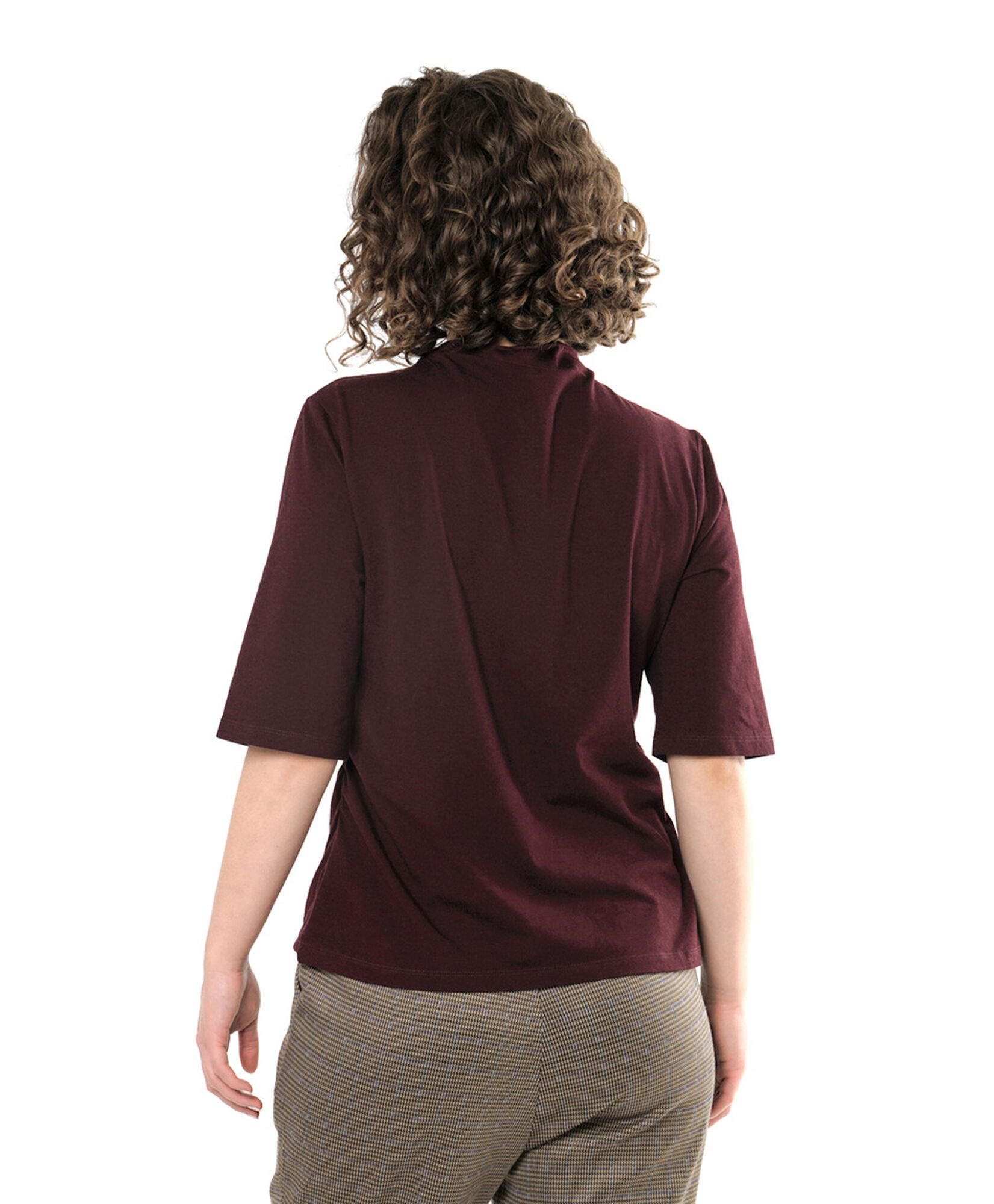 Polera mujer cuello medio lisa Polera mujer cuello medio lisa