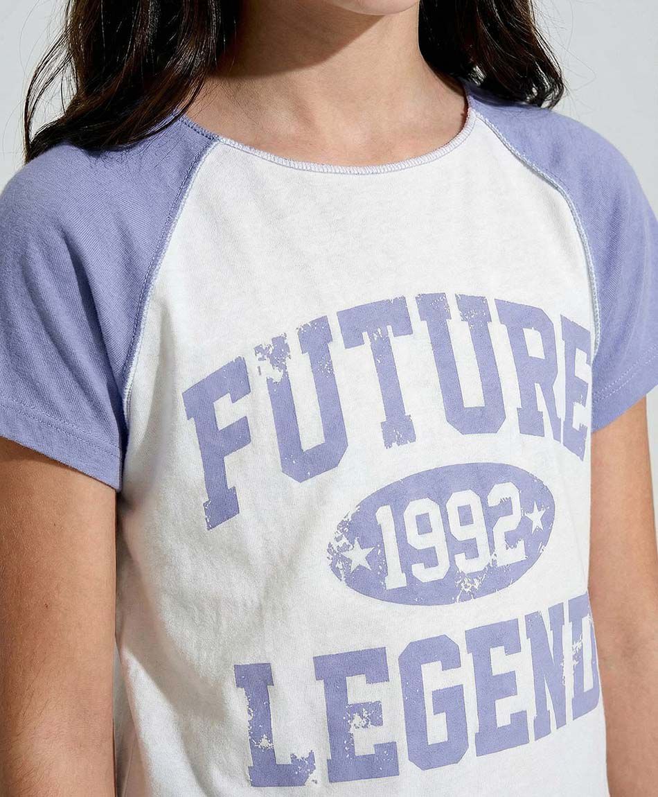 Polera ni&ntilde;a future legend azul