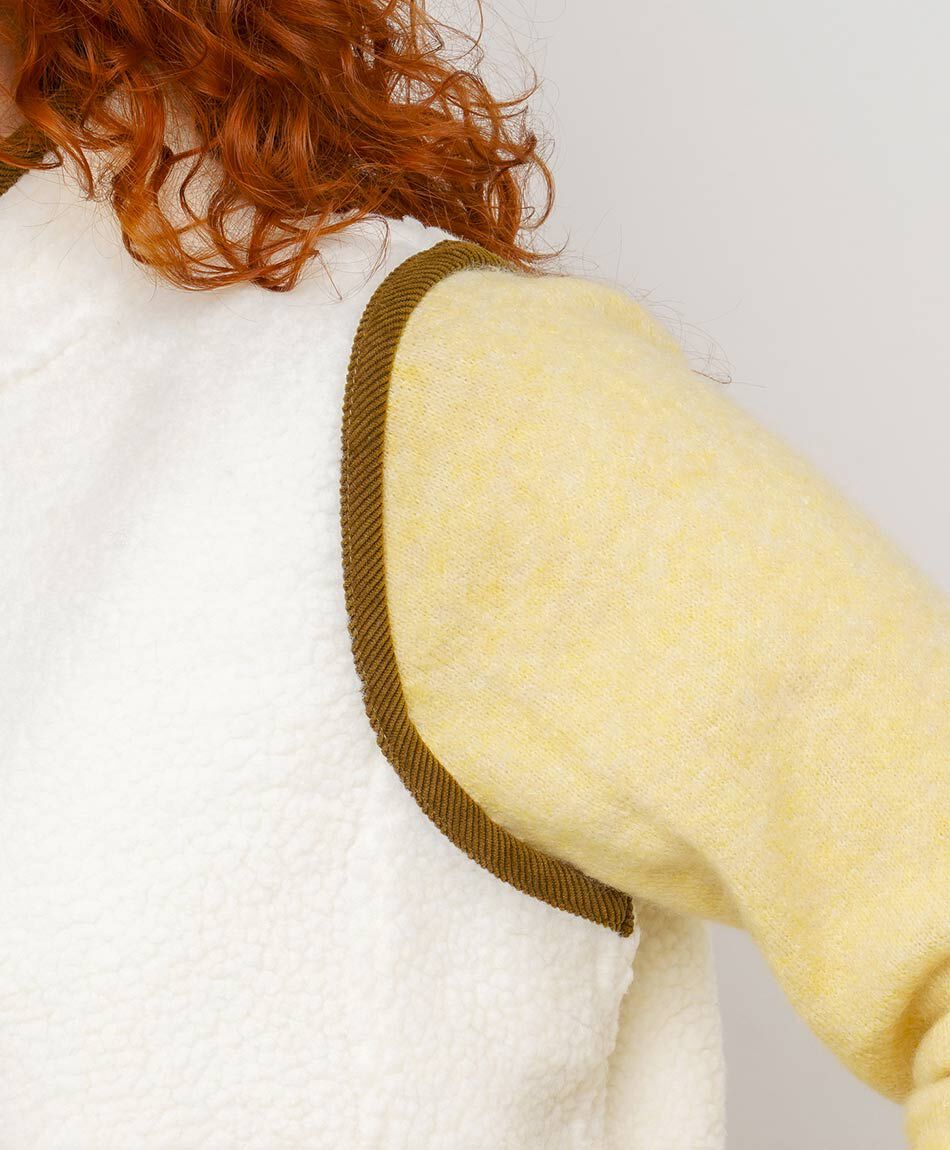 Polar mujer sherpa white