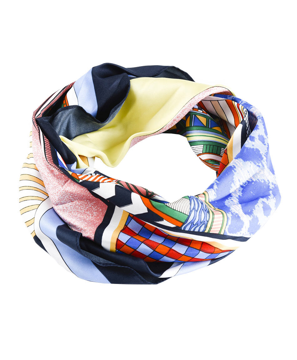 Pa&ntilde;uelo mujer formas multicolor