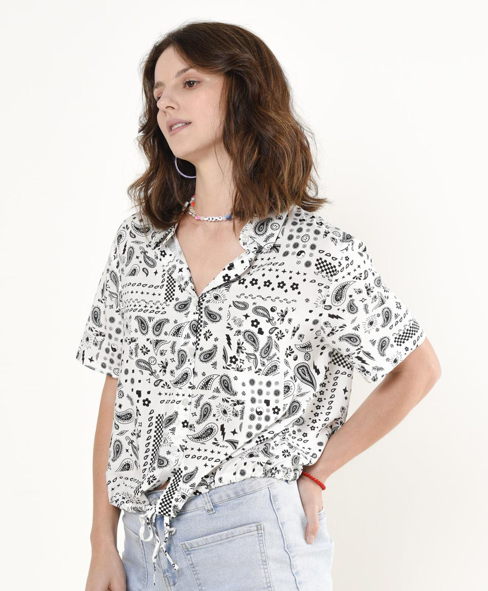 Blusa mujer estampada dibujos Blusa mujer estampada dibujos
