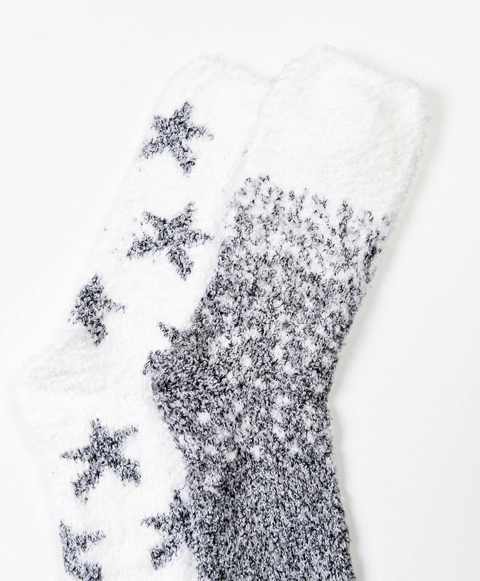 Pack 2 calcetines mujer gruesos estrellas Pack 2 calcetines mujer gruesos estrellas