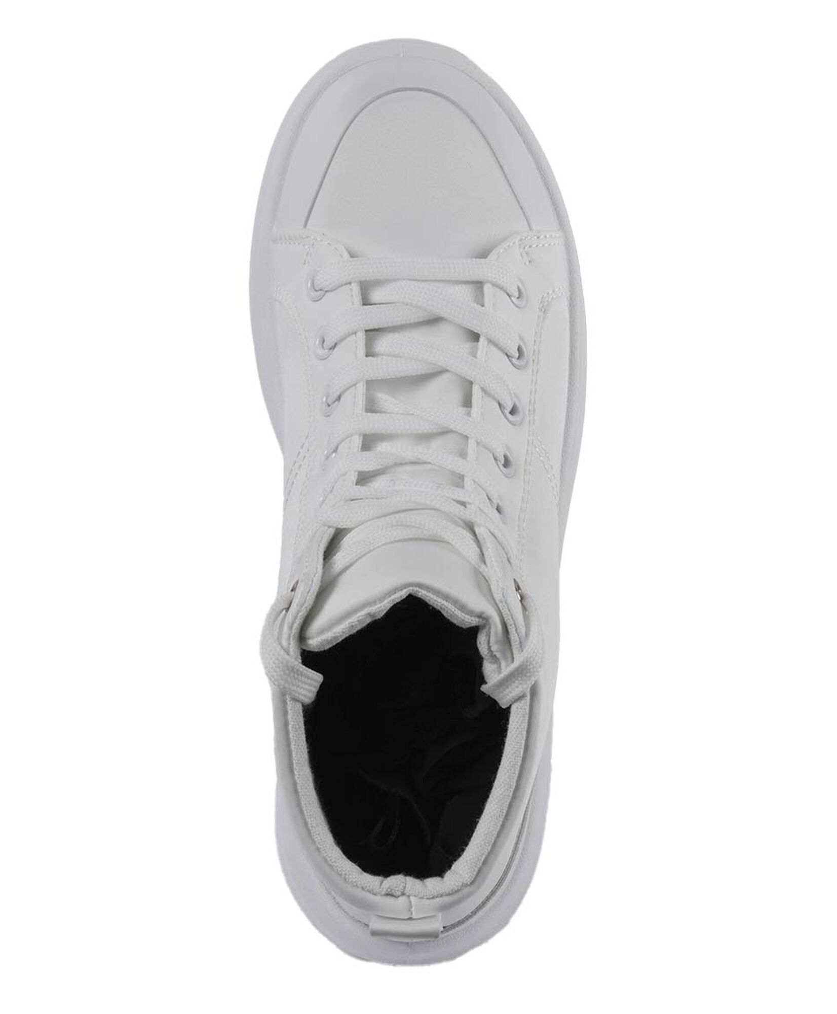 Botín canvas planaforma blanco Botín canvas planaforma blanco