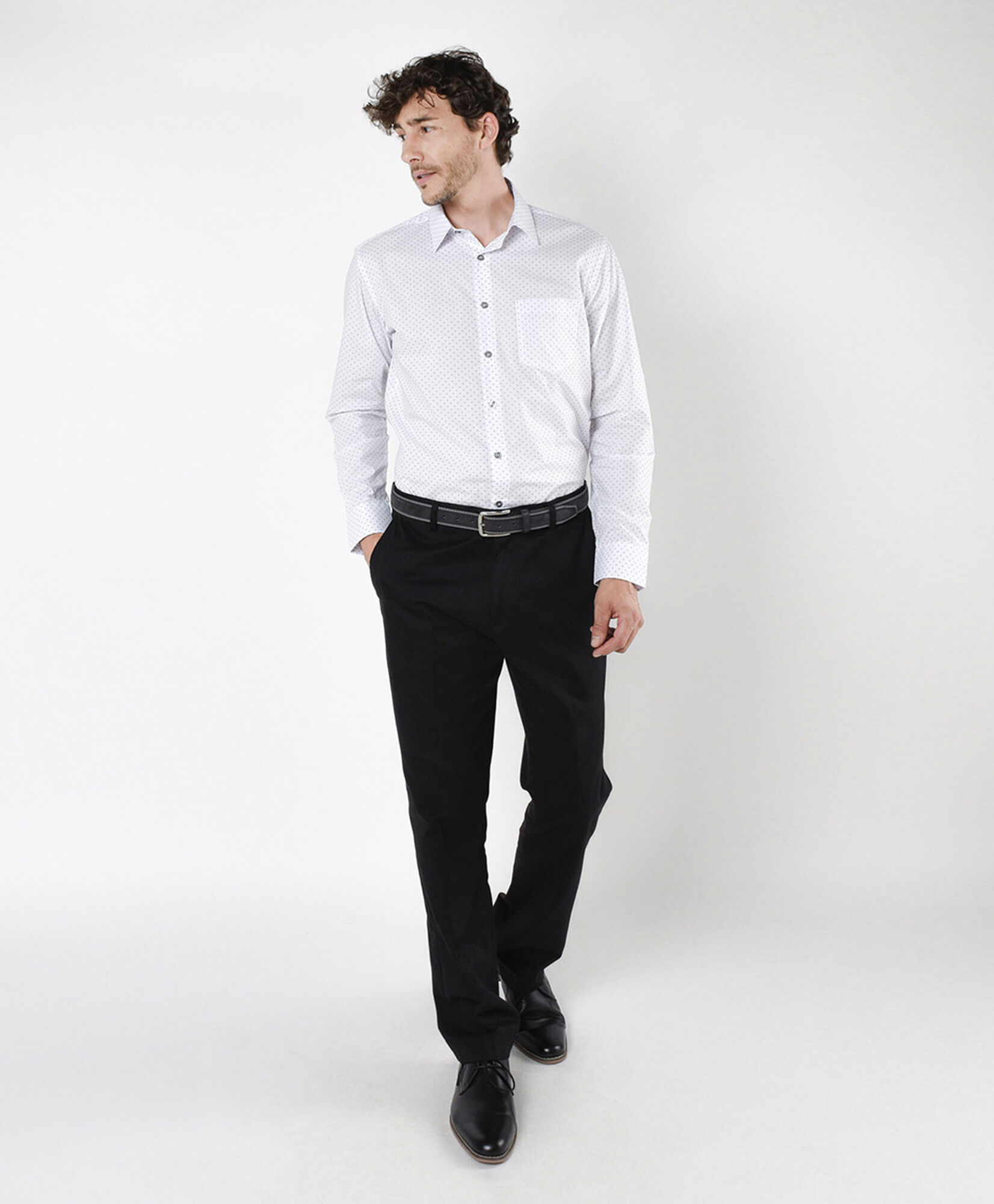 Camisa hombre círculos blanca Camisa hombre círculos blanca