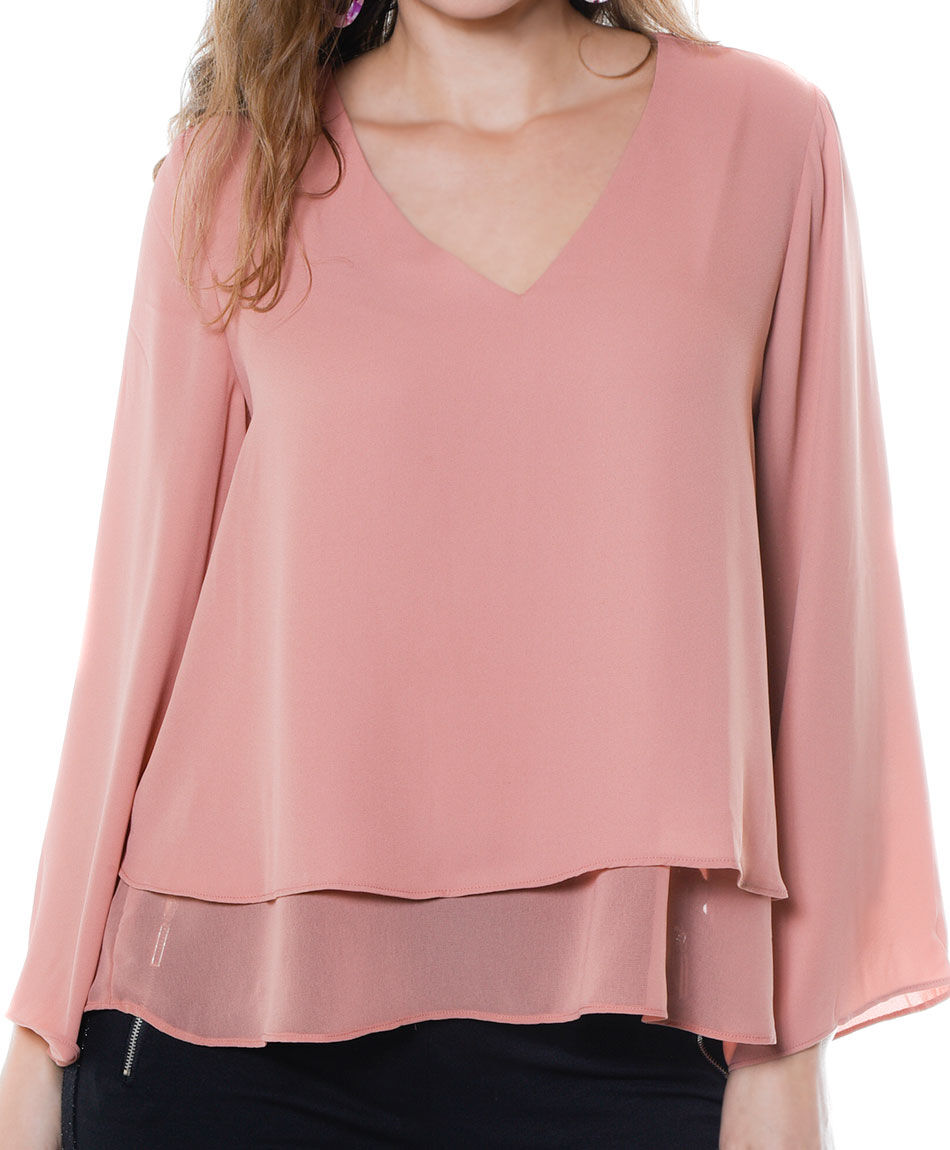 Blusa doble capa