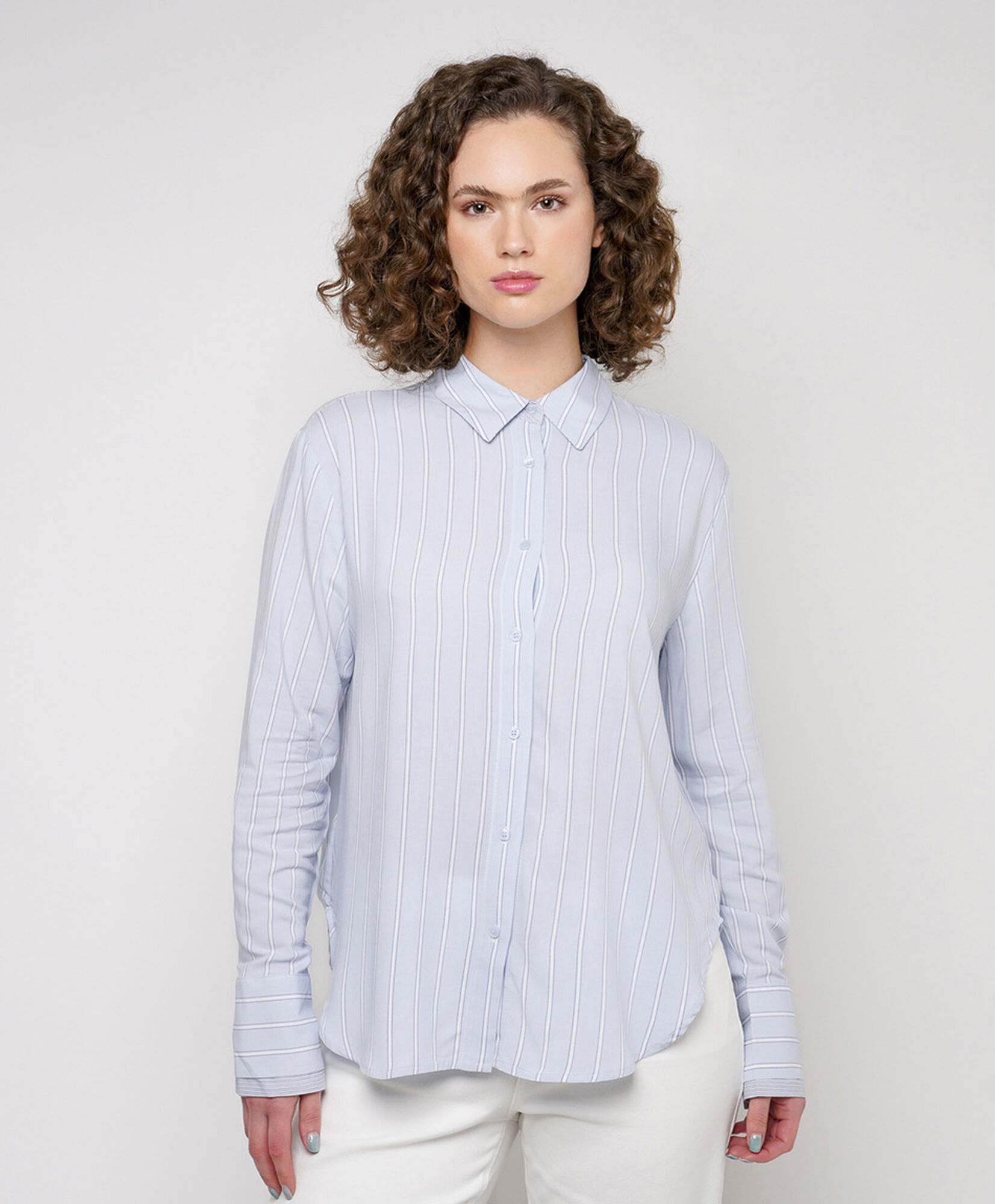 Blusa mujer líneas puño ancho Blusa mujer líneas puño ancho