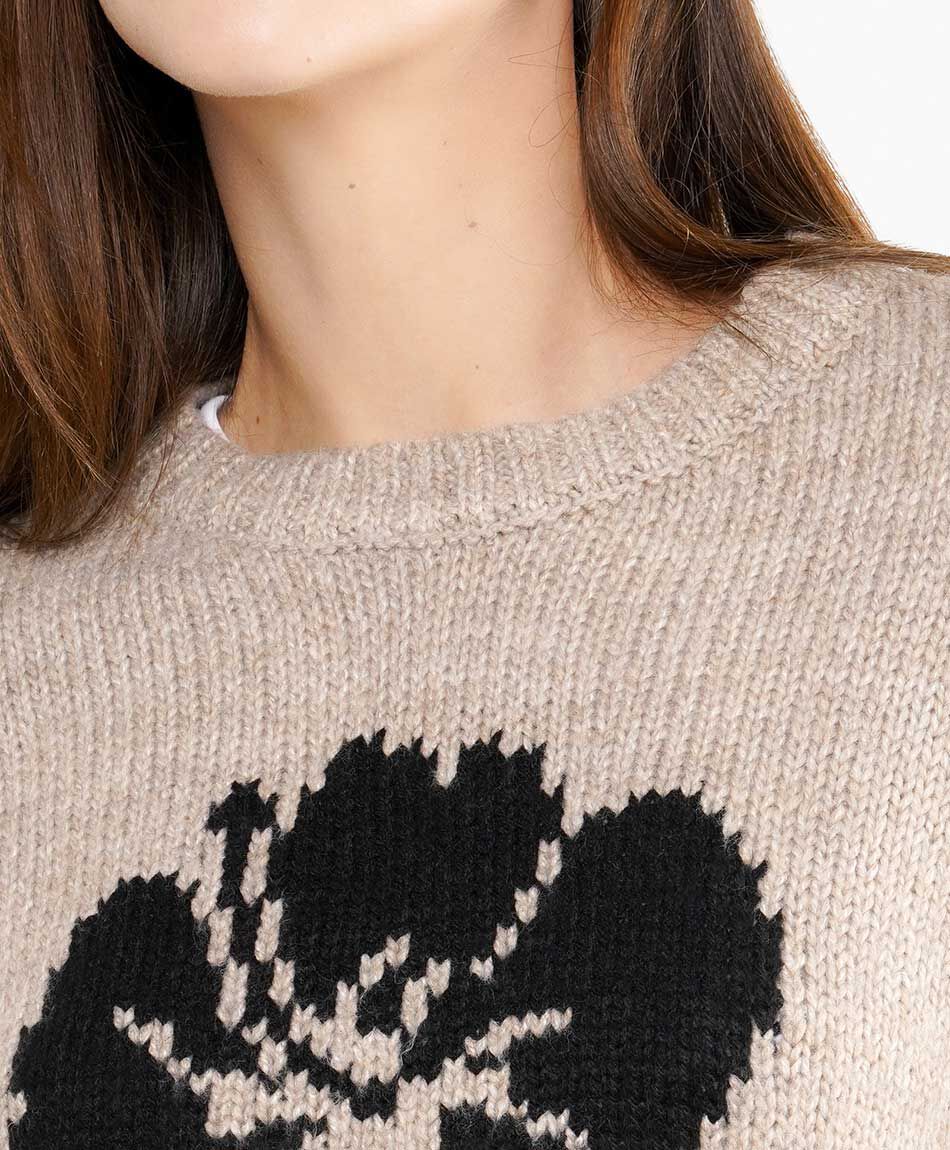 Sweater mujer flor