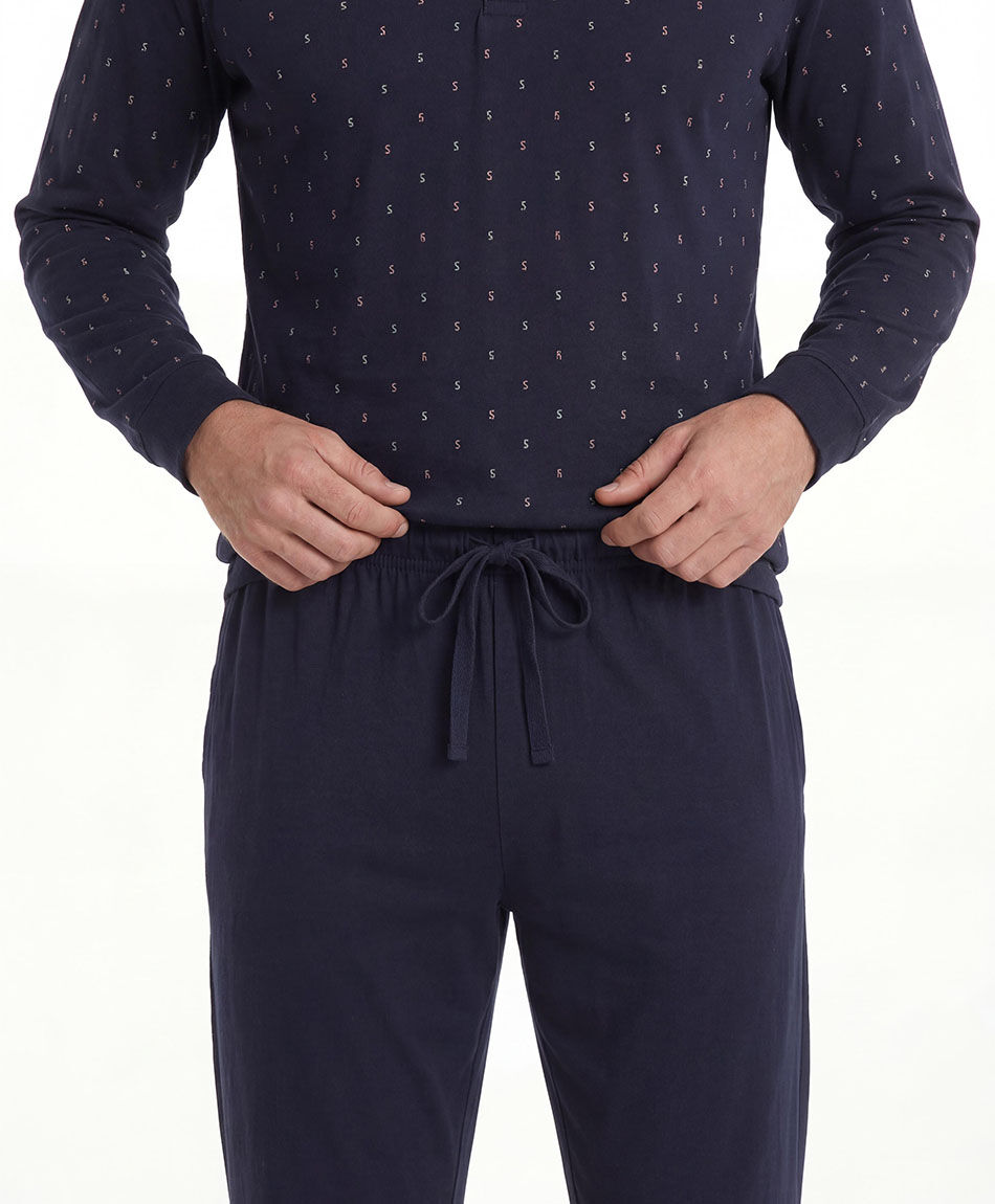 Pijama hombre puntos colores