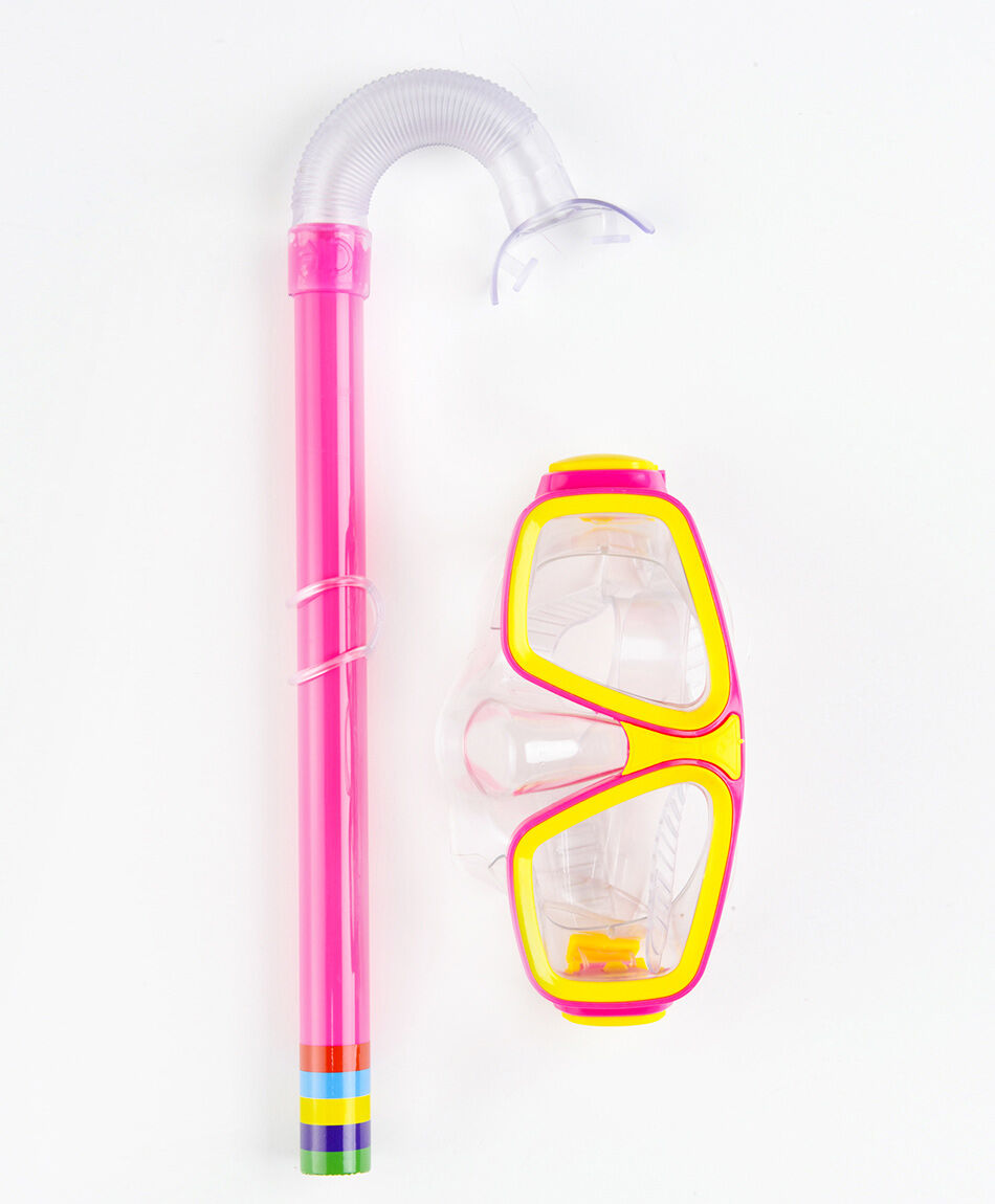 Set snorkel ni&ntilde;a rosado