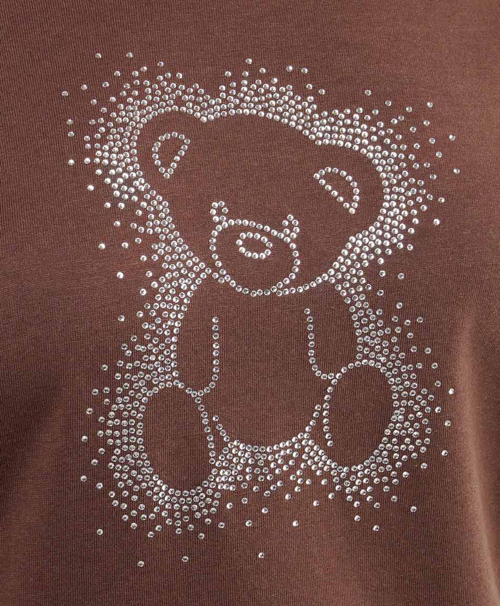 Polera mujer diseño osito brilloso Polera mujer diseño osito brilloso