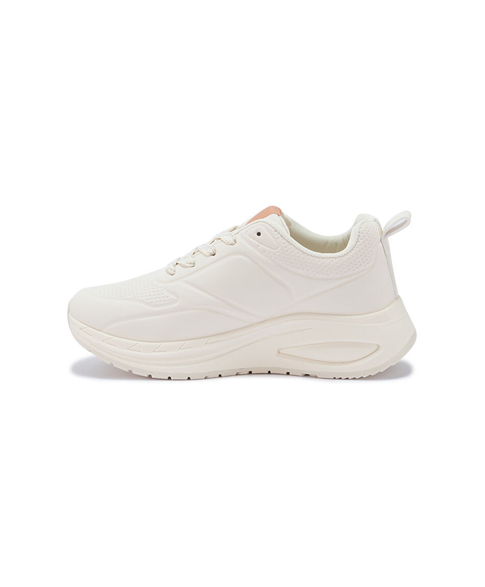 Zapatilla deportiva mujer beige