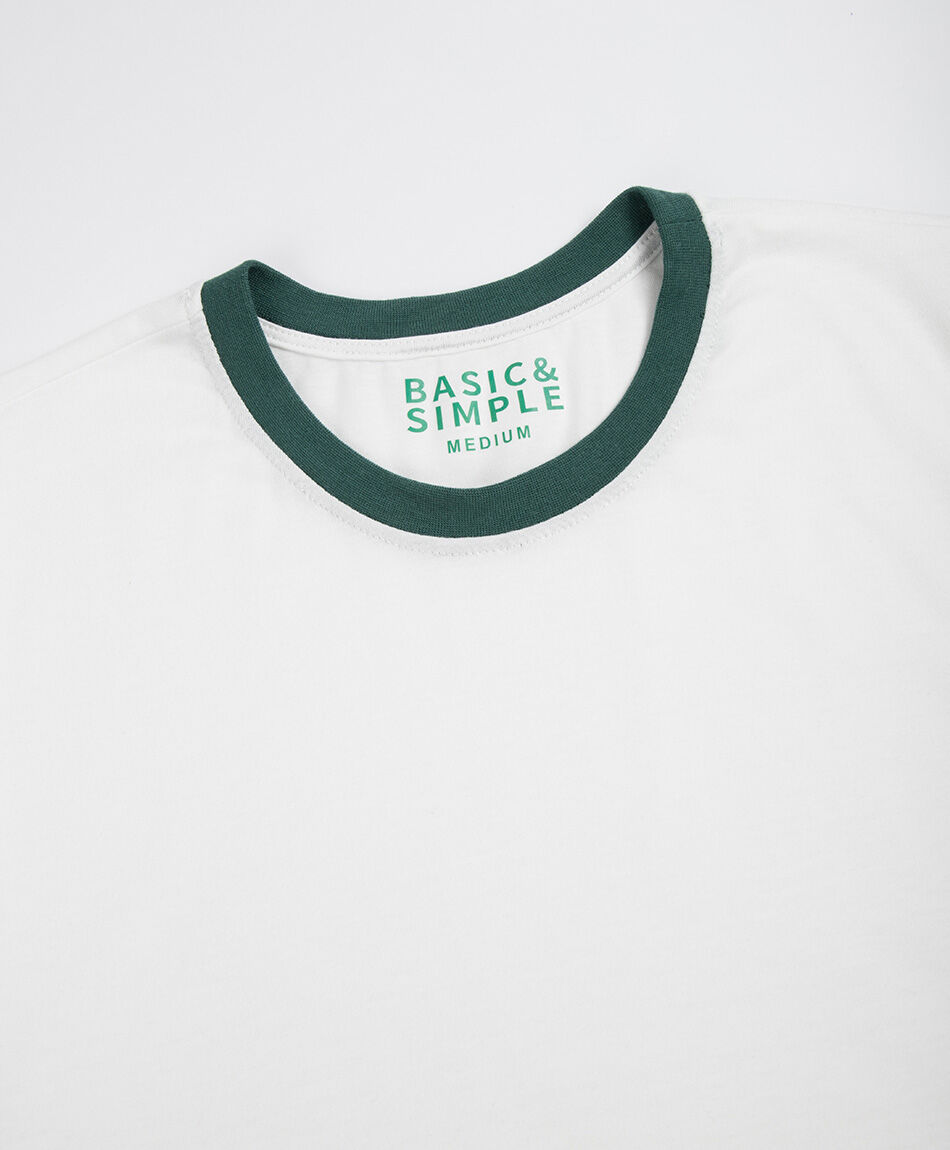 Polera hombre l&iacute;neas mangas
