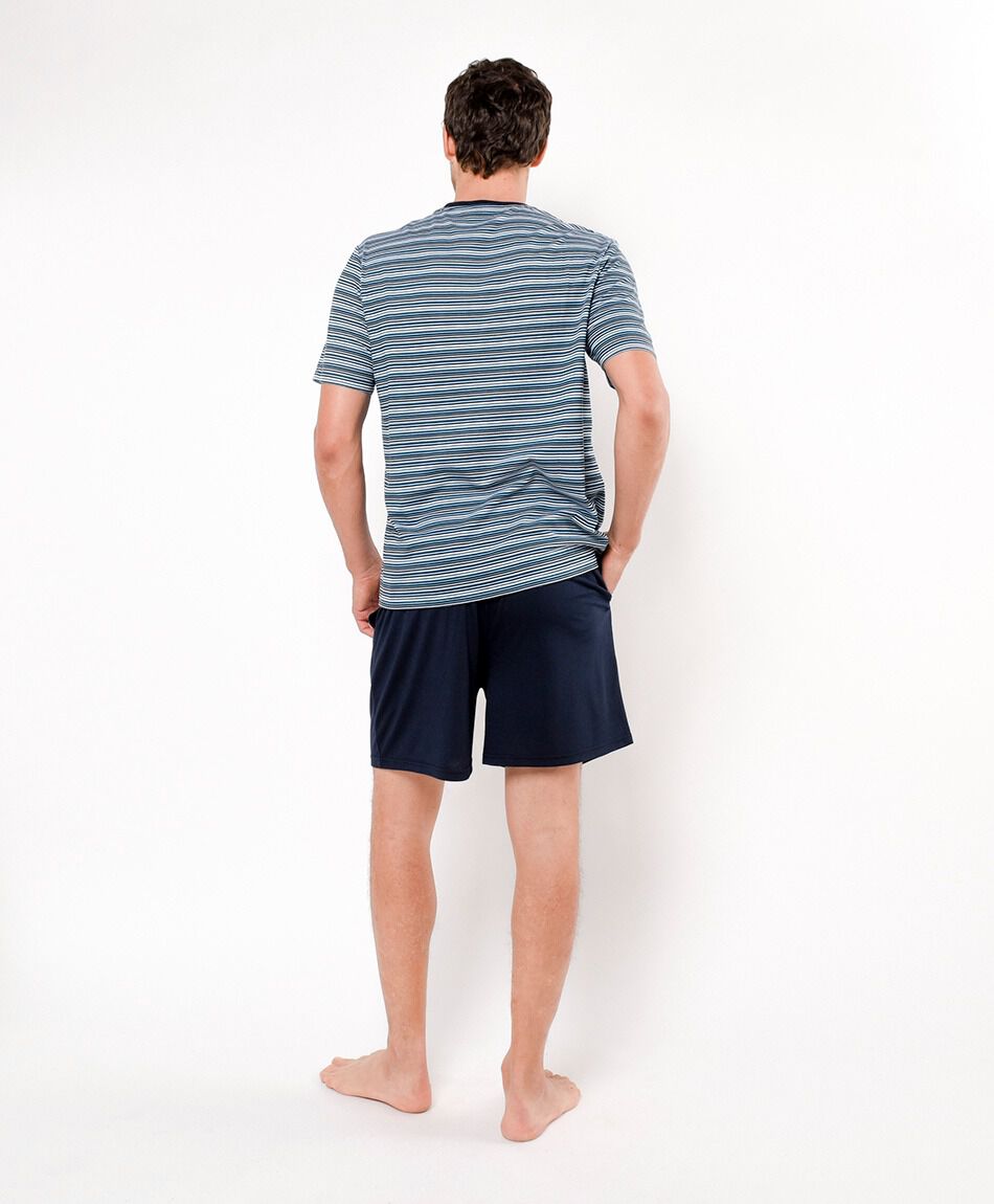 Pijama hombre rayado
