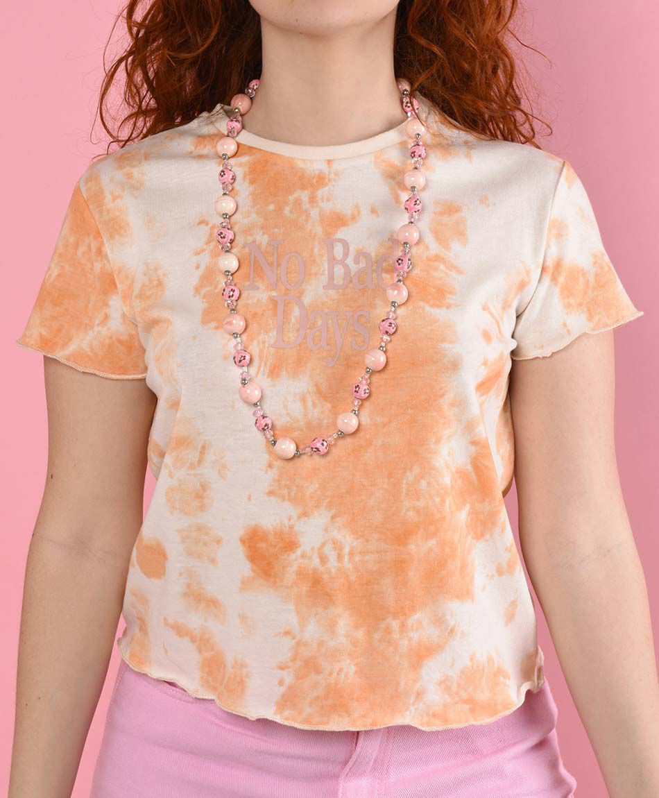 Polera manga corta cuello redondo