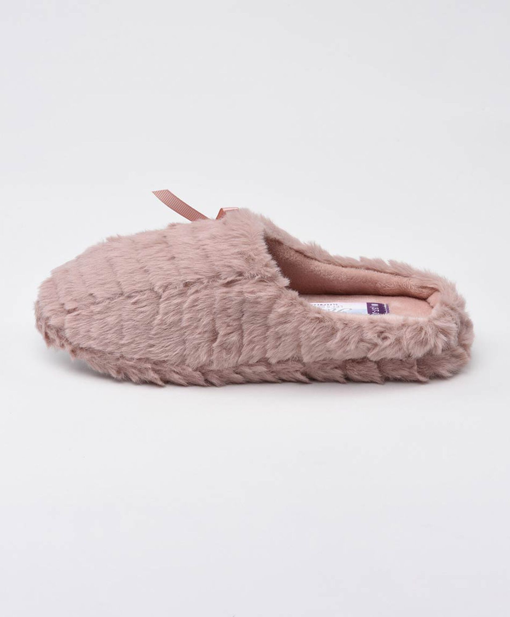 Pantuflas mujer peluditas cinta Pantuflas mujer peluditas cinta