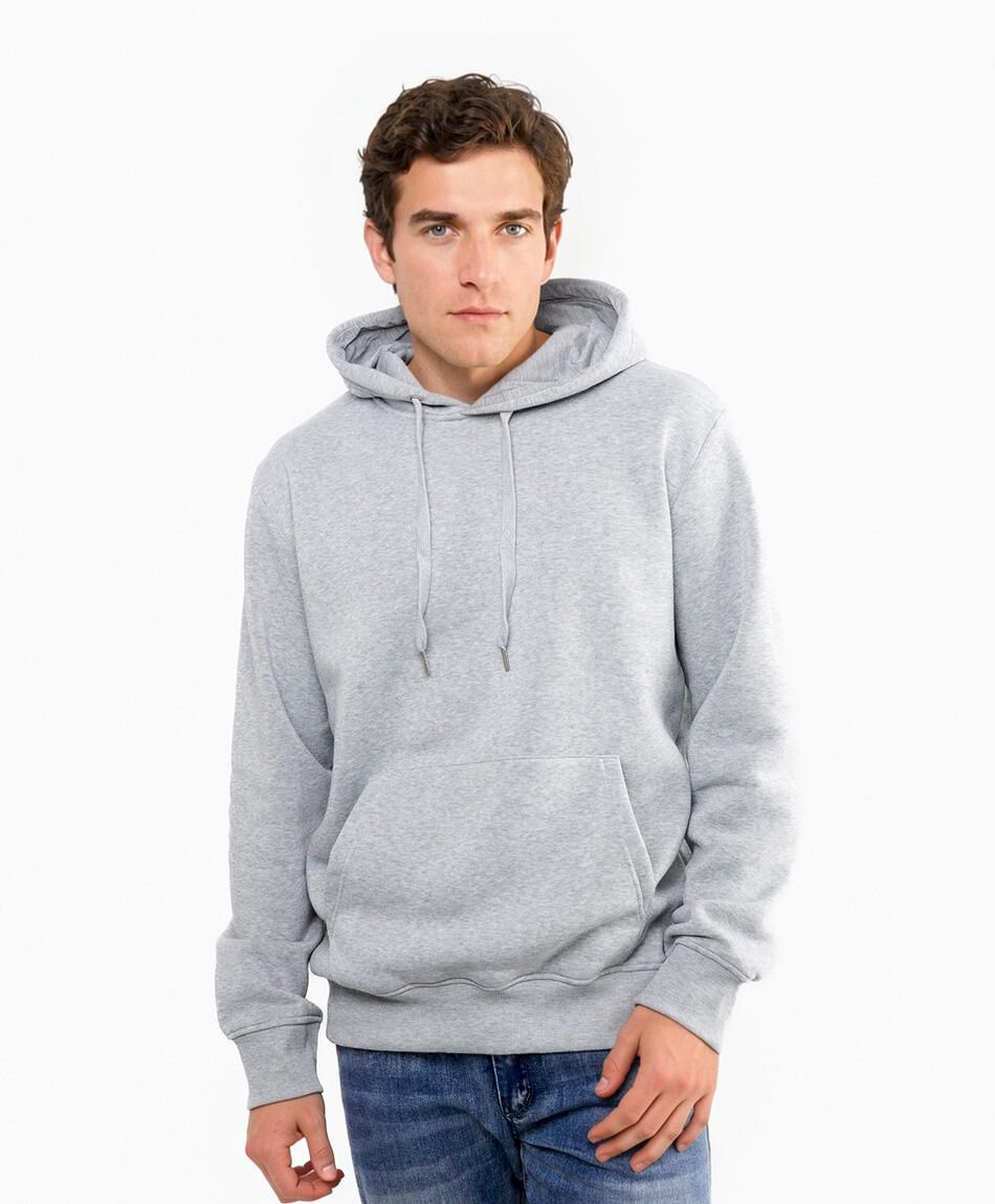 Poler&oacute;n hombre liso grey