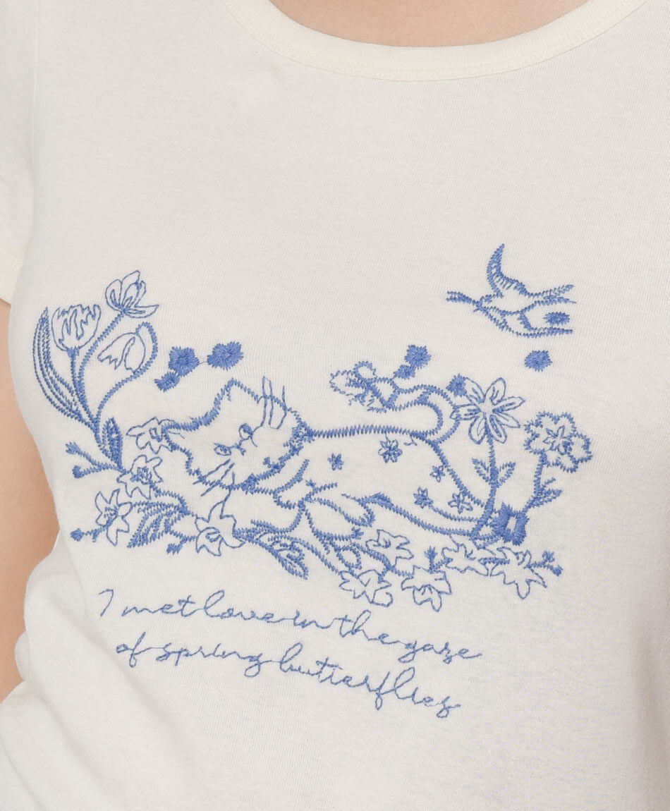 Polera mujer gatito